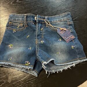 Blue Denim little girl shorts